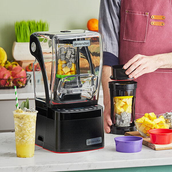 BlendTec - Stealth 895 3.8 HP Nitro Blender with Sound Enclosure and Jarless Blending - SNBS2C2901-B1K