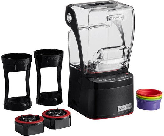 BlendTec - Stealth 895 3.8 HP Nitro Blender with Sound Enclosure and Jarless Blending - SNBS2C2901-B1K