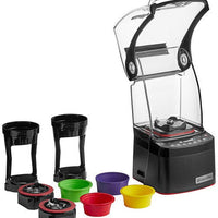 BlendTec - Stealth Nitro X 3.8 HP Blender with Sound Enclosure and Jarless Blending - SNBSXC2901-B1K