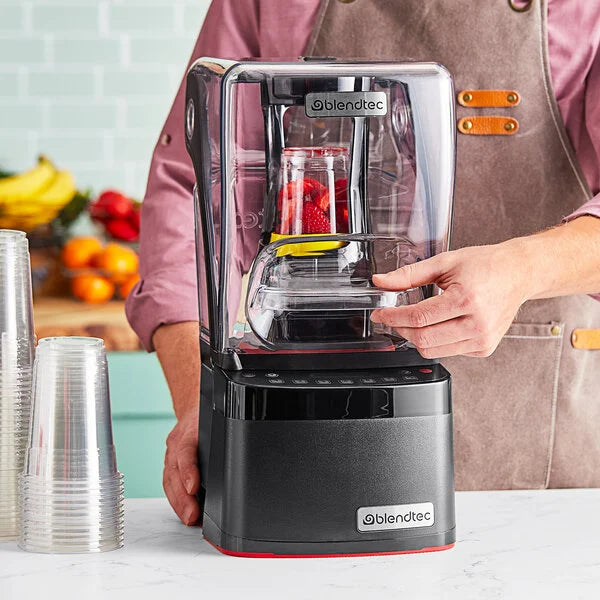 BlendTec - Stealth Nitro X 3.8 HP Blender with Sound Enclosure and Jarless Blending - SNBSXC2901-B1K
