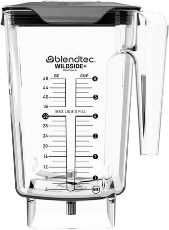 BlendTec - WildSide+ 90 Oz Clear Jar with Latching Lid, Pack of 10 - 40-712-08