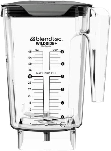 BlendTec - WildSide+ 90 Oz Clear Jar with Soft Lid, Pack of 10 - 40-712-09