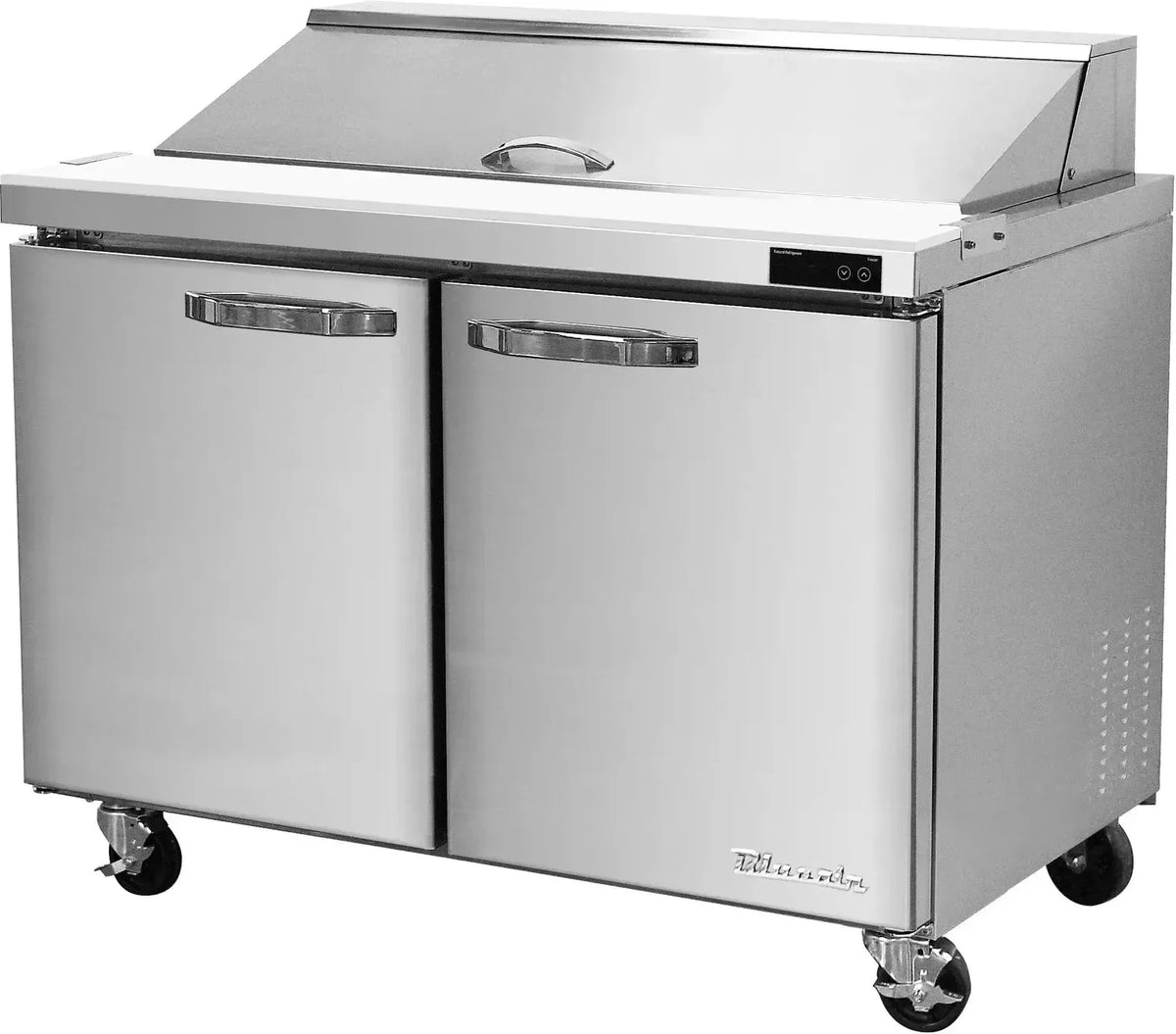 Blue Air - 36" Two Doors 10 Cu. Ft. Refrigerated Sandwich Prep Table - BLPT36-HC