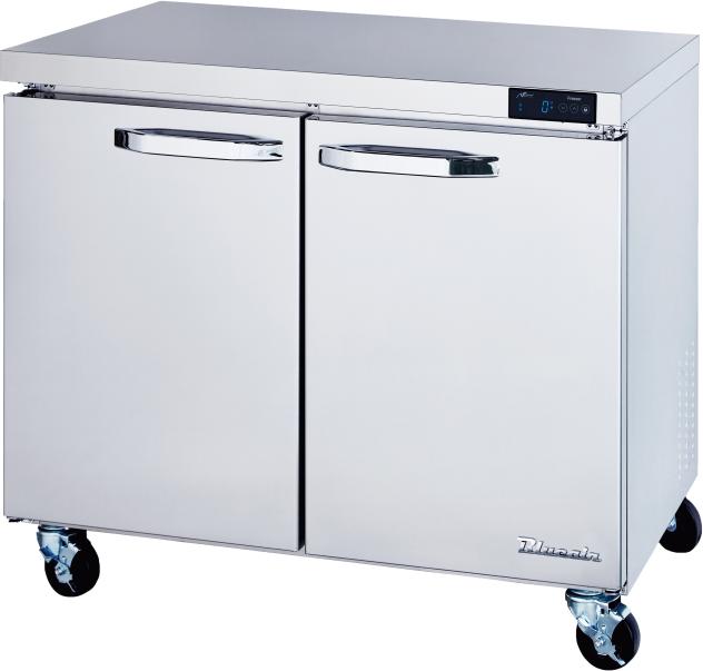 Blue Air - 36" Two Hinged Doors 9.5 Cu. Ft. Undercounter Refrigerator - BLUR36-HC