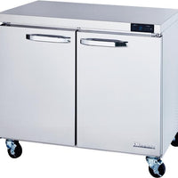 Blue Air - 36" Two Hinged Doors 9.5 Cu. Ft. Undercounter Refrigerator - BLUR36-HC