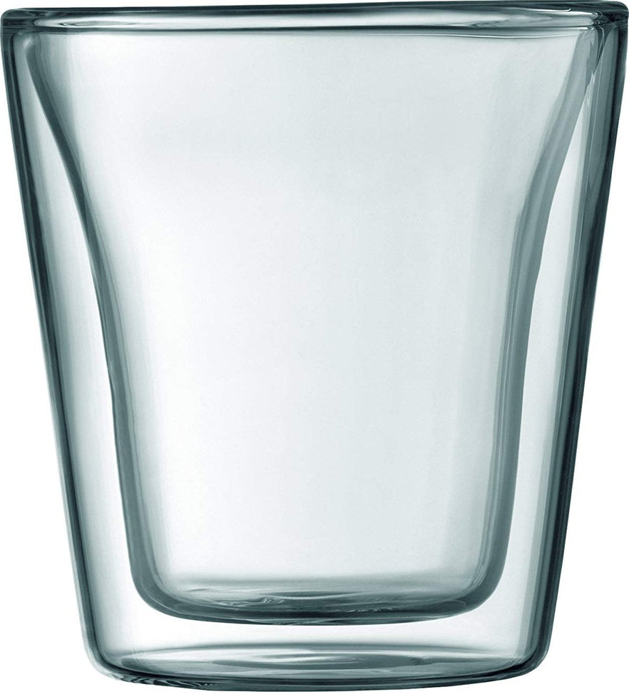 Bodum - Canteen 6 oz Glass Double Wall, Pack of 6 - 10109-10-12
