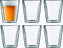 Bodum - Canteen 6 oz Glass Double Wall, Pack of 6 - 10109-10-12