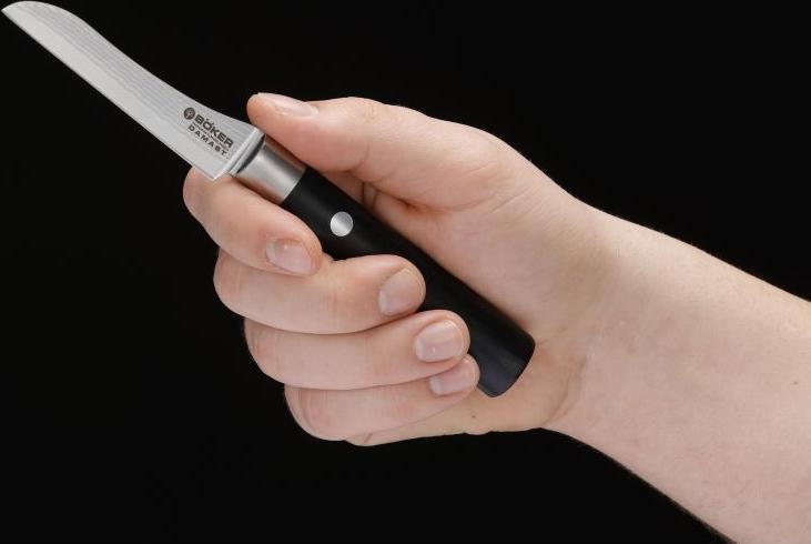 Boker - Damascus Black Vegetable Knife - 130408DAM