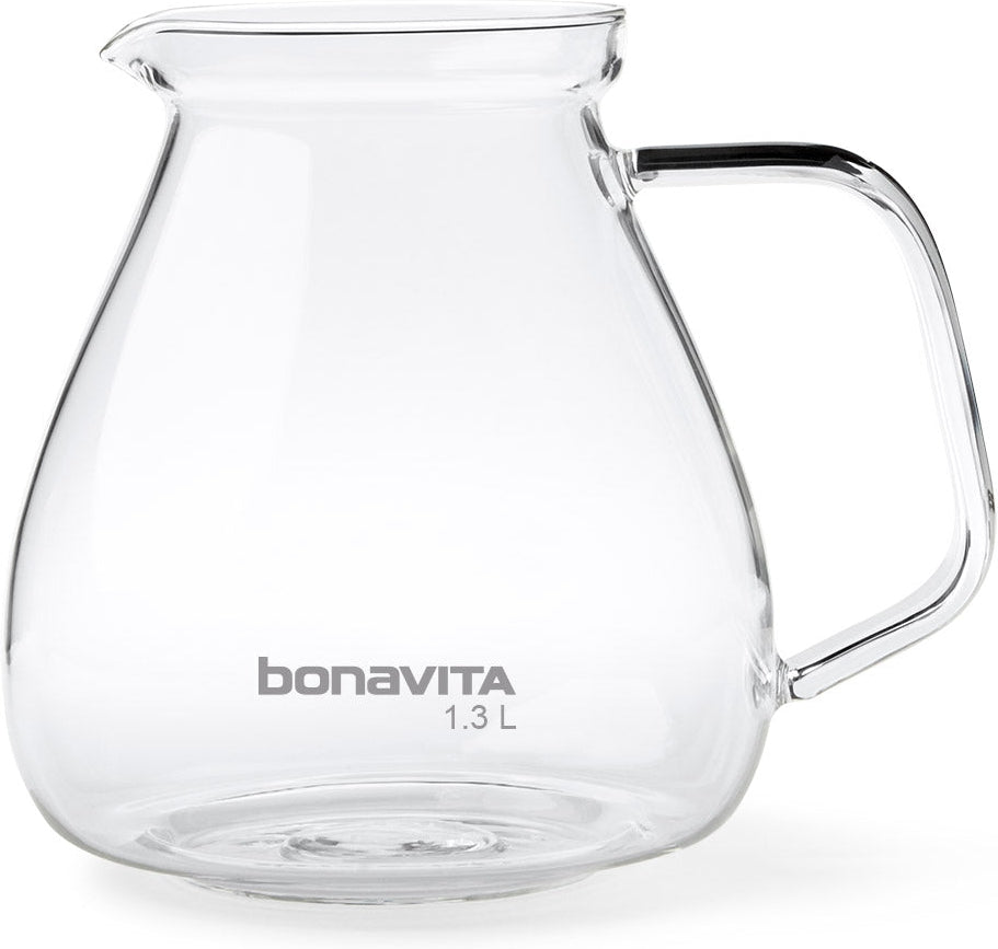 Bonavita - 1.3 L Glass Replacement Carafe With Lid 8-Cup For BV1901PW, BV1901GW and BV1902DW - BV10003US-01