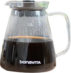 Bonavita - 8 Cup Enthusiast Coffee Brewer Matte Black with Glass Carafe - BVC2201G-MB