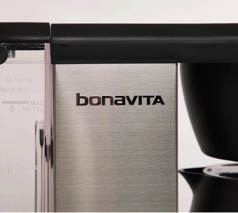 Bonavita - 8 Cup Enthusiast Coffee Brewer Stainless Steel with Glass Carafe - BVC2201GS