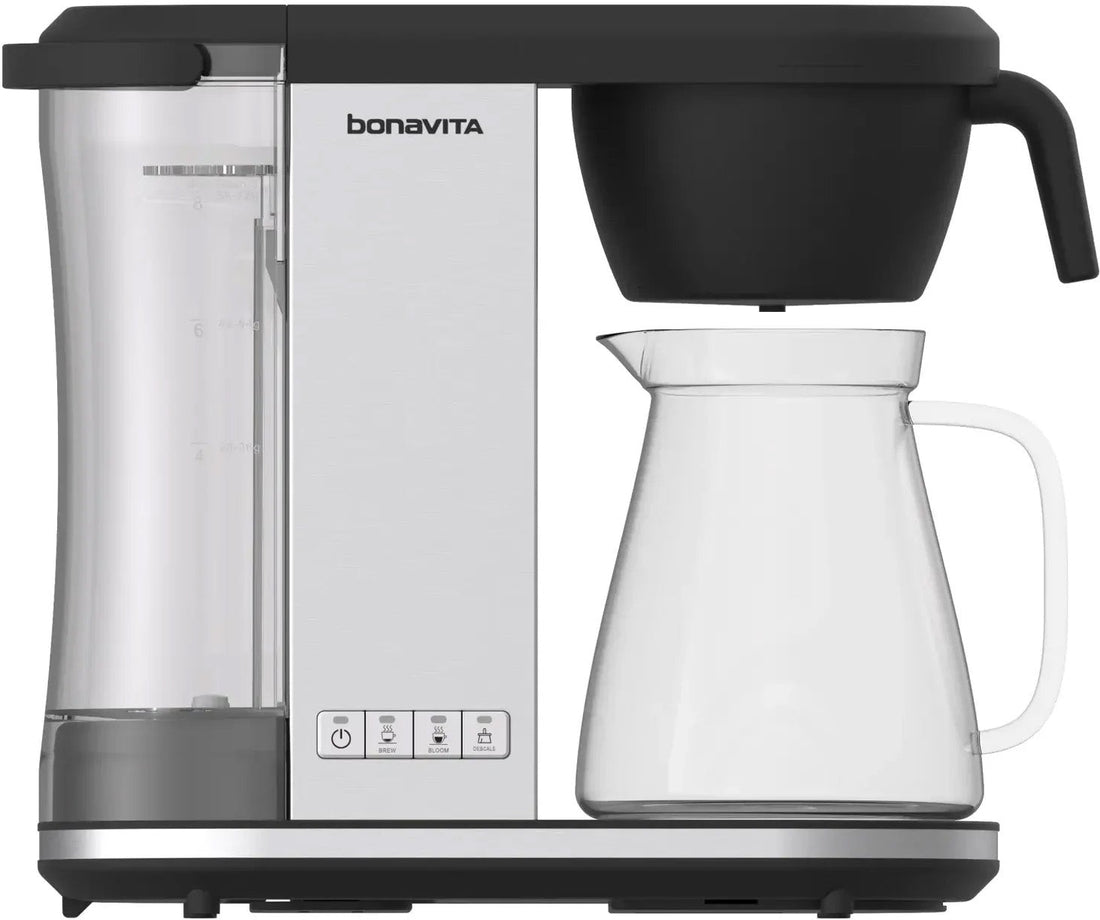 Bonavita - 8 Cup Enthusiast Coffee Brewer Stainless Steel with Glass Carafe - BVC2201GS