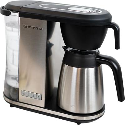 Bonavita - 8 Cup Enthusiast Coffee Brewer Stainless Steel with Thermal Carafe - BVC2201TS