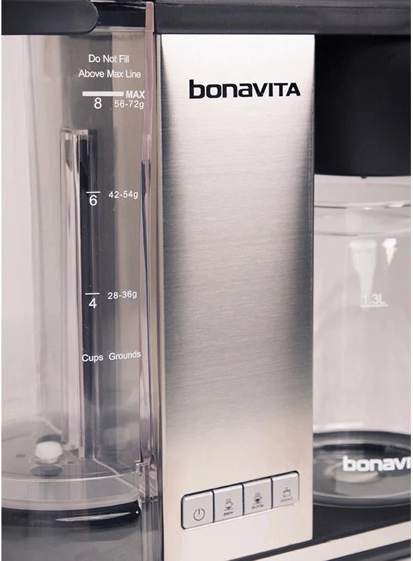 Bonavita - 8 Cup Enthusiast Coffee Brewer Stainless Steel with Thermal Carafe - BVC2201TS