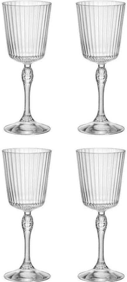 Bormioli Rocco - 8.5oz America '20s Cocktail Glass, Pack of 4 - 450122129