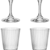 Bormioli Rocco - 8.5oz America '20s Cocktail Glass, Pack of 4 - 450122129