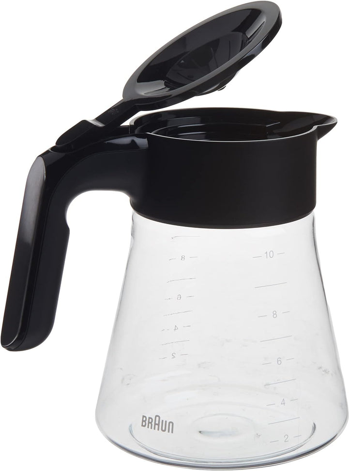 Braun - 10 Cup Black Glass Multi Serve Carafe - BRSC008