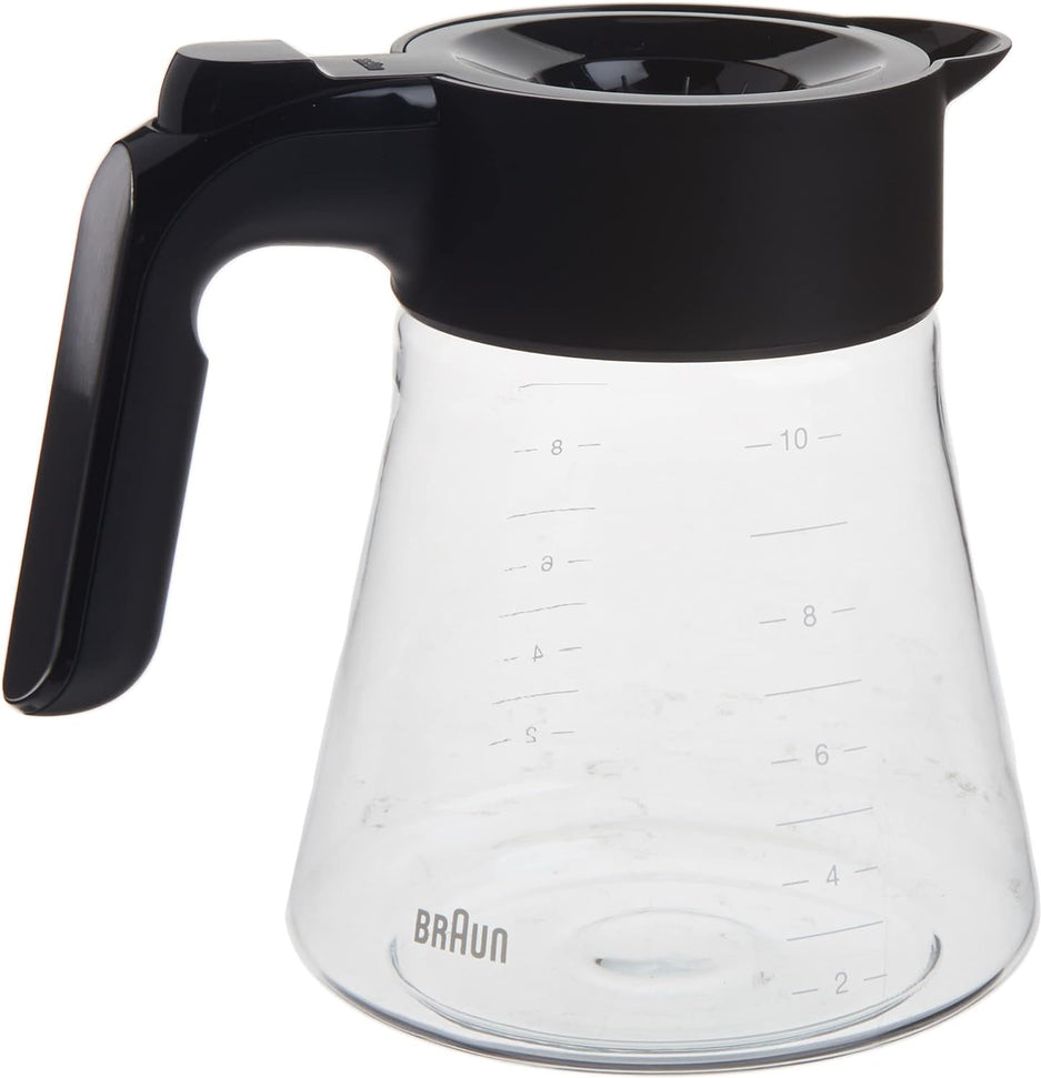 Braun - 10 Cup Black Glass Multi Serve Carafe - BRSC008