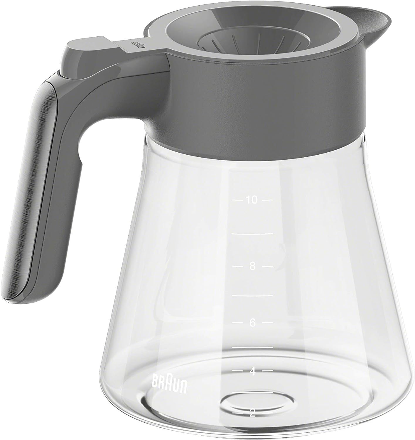 Braun - 10 Cup Grey Glass Multi Serve Carafe - BRSC009 - DISCONTINUED