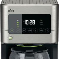 Braun - 12 Cup BrewSense Digital Drip Coffee Maker Stainless Steel - KF7370SI