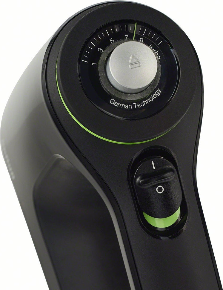 Braun - Black Hand Mixer with Beaters, Dough Hooks and Accessory Bag - HM5100BK