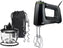 Braun - Black Hand Mixer with Chopper, Whisks, Kneading Hooks and Accessory Bag - HM5130BK