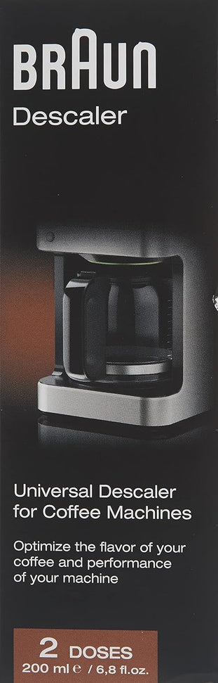 Braun - Descaling Solution for BrewSense Coffee Maker (KF7000BK) - BRSC013