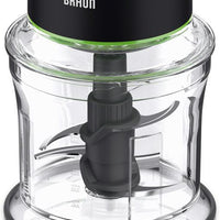 Braun - EasyPrep 4 Cup Black Mini Chopper, 250 Watts - CH3012BK