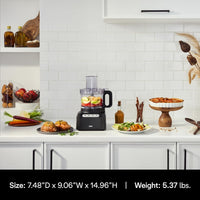 Braun - EasyPrep 8 Cup Black Food Processor - FP3101BK - DISCONTINUED