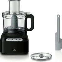 Braun - EasyPrep 8 Cup Black Food Processor - FP3101BK - DISCONTINUED