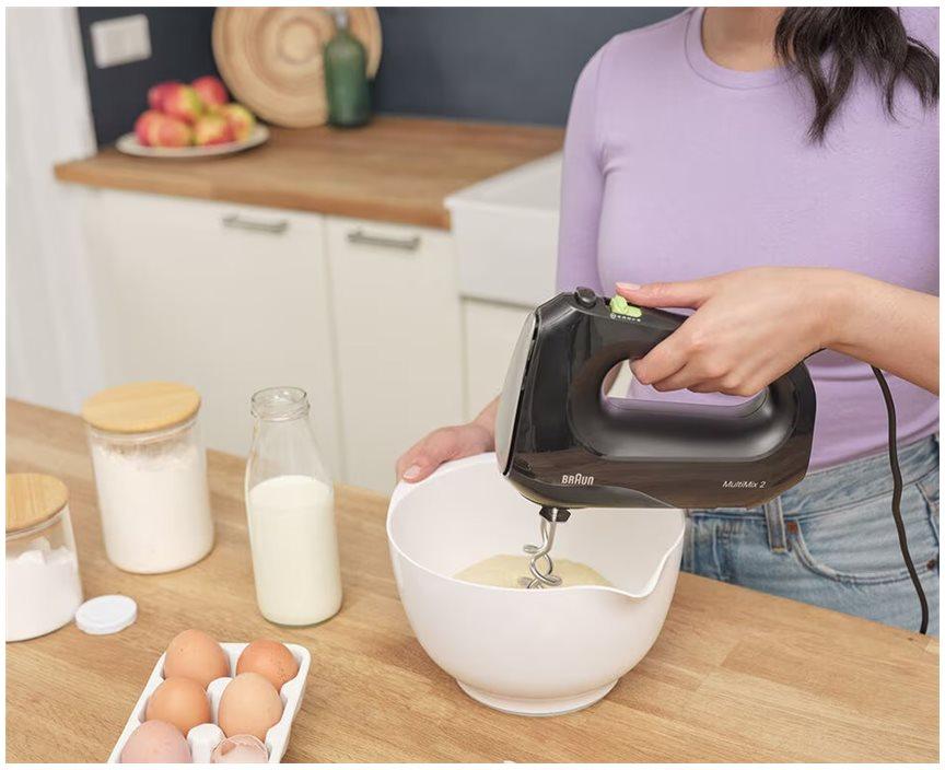 Braun - Multi Mix 2 Hand Mixer, Black - HM2110BK