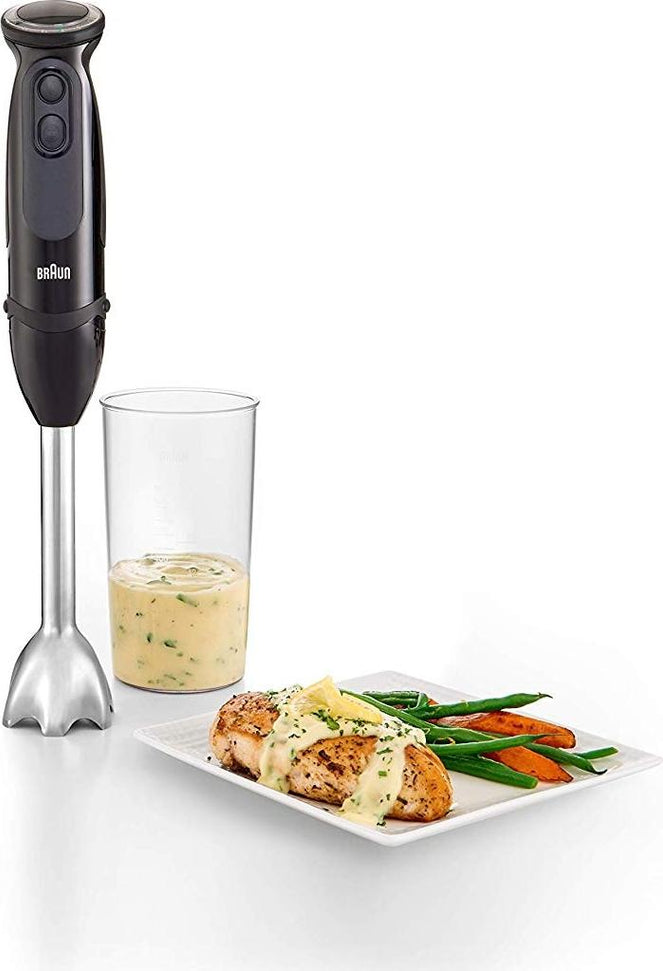 Braun - MultiQuick 5 Vario Hand Blender (Stainless Steel Blending Shaft + Beaker) - MQ5000
