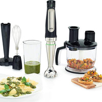 Braun - MultiQuick Immersion Hand Blender with 6-Cup Food Processor/Whisk/Beaker/Masher - MQ7077