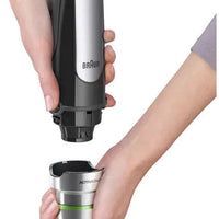 Braun - MultiQuick Immersion Hand Blender with 6-Cup Food Processor/Whisk/Beaker/Masher - MQ7077