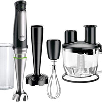 Braun - MultiQuick Immersion Hand Blender with 6-Cup Food Processor/Whisk/Beaker/Masher - MQ7077