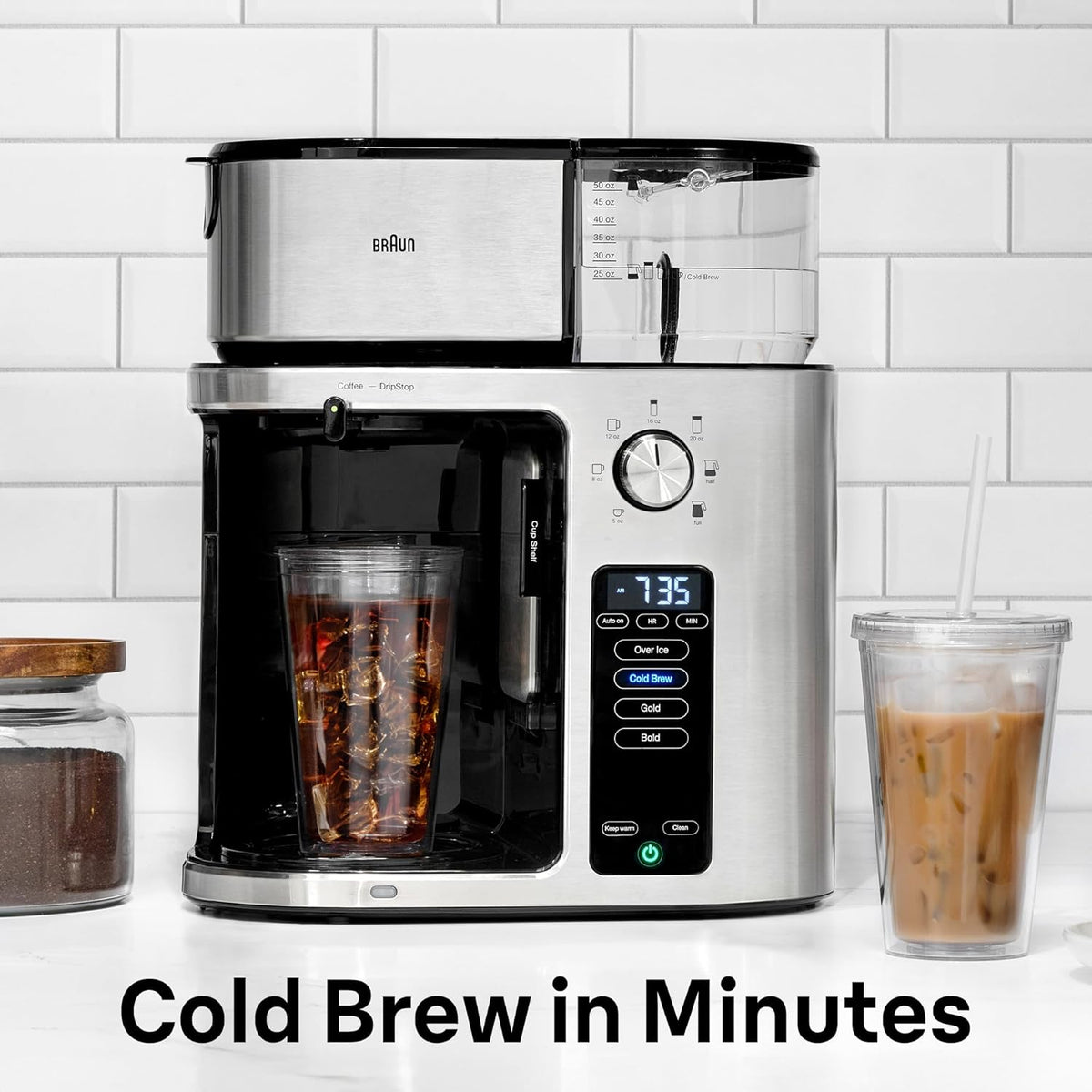 Braun - Multiserve 7 Programmable Stainless Steel Drip Coffee Maker - KF9270SI