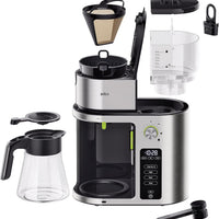 Braun - Multiserve 7 Programmable Stainless Steel Drip Coffee Maker Silver - KF9270 - DISCONTINUED