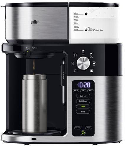 Braun - Multiserve Plus 7 Programmable Black Drip Coffee Maker - KF9250BK