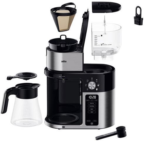 Braun - Multiserve Plus 7 Programmable Black Drip Coffee Maker - KF9250BK
