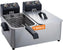 Brika - 10 lb Countertop Electric Fryer, Double Basin, 120V - BCEF-10D