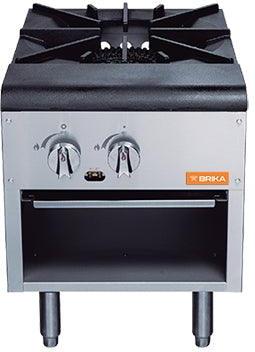 Brika - 18" Natural Gas Stock Pot Range, 80,000 BTU - BSP-18