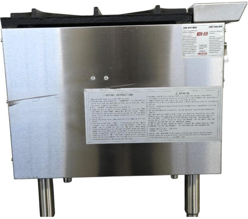 Brika - 18" Natural Gas Stock Pot Range, 80,000 BTU - BSP-18