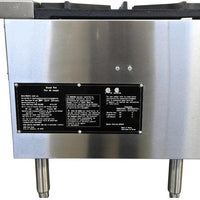 Brika - 18" Natural Gas Stock Pot Range, 80,000 BTU - BSP-18