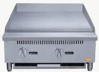 Brika - 24" Natural Gas Manual Griddle, 0.75" Steel Plate, 60,000 BTU - BMG-24