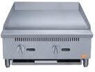 Brika - 24" Natural Gas Manual Griddle, 0.75" Steel Plate, 60,000 BTU - BMG-24