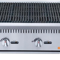 Brika - 24" Natural Gas Radiant Charbroiler, 70,000 BTU - BRB-24