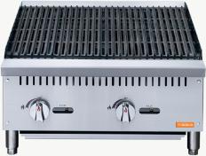 Brika - 24" Natural Gas Radiant Charbroiler, 70,000 BTU - BRB-24