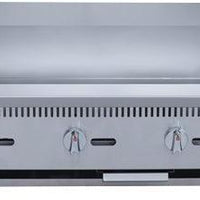 Brika - 36" Natural Gas Manual Griddle, 0.75" Steel Plate, 90,000 BTU - BMG-36