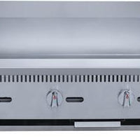 Brika - 36" Natural Gas Manual Griddle, 0.75" Steel Plate, 90,000 BTU - BMG-36