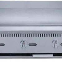 Brika - 36" Natural Gas Manual Griddle, 0.75" Steel Plate, 90,000 BTU - BMG-36
